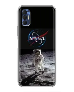 Чохол для TECNO Spark 8P з картинкою «Астронавт на Місяці»