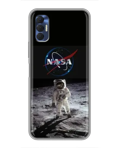 Чохол для TECNO Spark 8P з картинкою «Астронавт на Місяці»