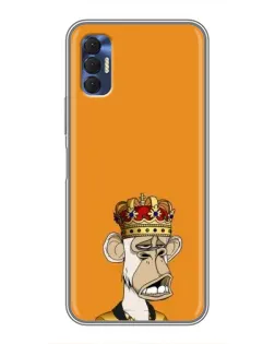 Чохол для TECNO Spark 8P з картинкою «Золота мавпа Bored Ape»