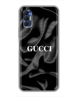 Чохол для TECNO Spark 8P з картинкою «Gucci — шовкові хвилі»