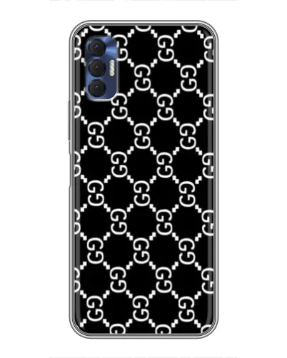 Чохол для TECNO Spark 8P з картинкою «Gucci — сітчастий паттерн»