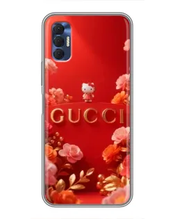 Чохол для TECNO Spark 8P з картинкою «Gucci — золотий сад»