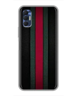 Чохол для TECNO Spark 8P з картинкою «Gucci — неонова лінія»