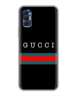 Чохол для TECNO Spark 8P з картинкою «Gucci — червоний пояс»