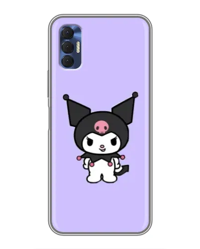 Чехол для TECNO Spark 8P с картинкой «Kuromi — нежный фиолетовый»