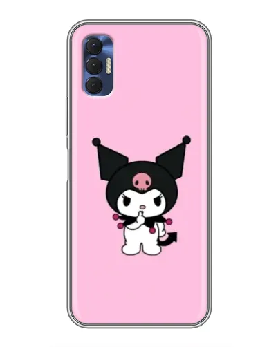 Чехол для TECNO Spark 8P с картинкой «Kuromi — розовая нежность»