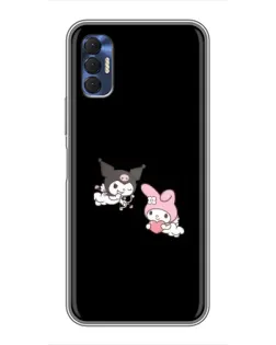 Чехол для TECNO Spark 8P с картинкой «My Melody и Kuromi»