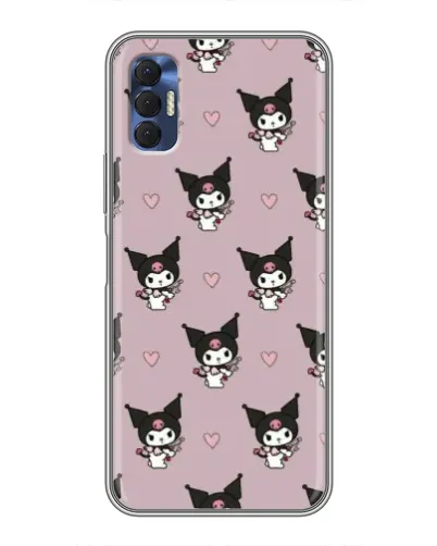 Чехол для TECNO Spark 8P с картинкой «Kuromi — ночной сон»