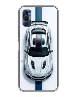 Чохол для TECNO Spark 8P з картинкою «Вид зверху — BMW M»