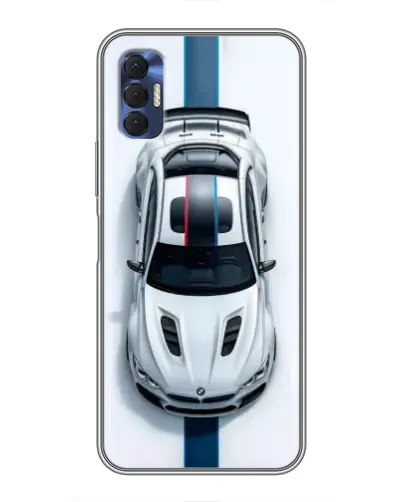 Чохол для TECNO Spark 8P з картинкою «Вид зверху — BMW M»