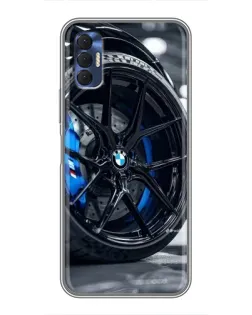 Чохол для TECNO Spark 8P з картинкою «Колесо BMW зблизька»