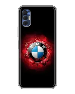 Чохол для TECNO Spark 8P з картинкою «Логотип BMW — спалах»