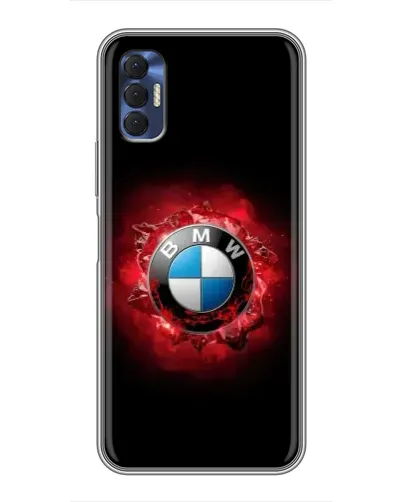 Чохол для TECNO Spark 8P з картинкою «Логотип BMW — спалах»