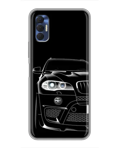 Чохол для TECNO Spark 8P з картинкою «Темний силует BMW»