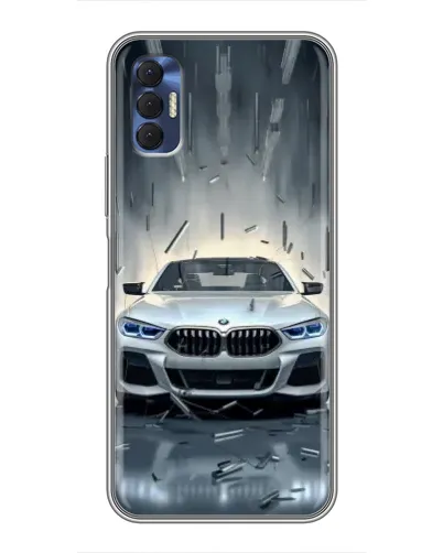Чохол для TECNO Spark 8P з картинкою «BMW у світлі фар»