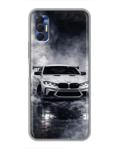 Чохол для TECNO Spark 8P з картинкою «BMW крізь туман»