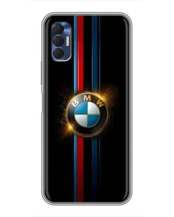 Чохол для TECNO Spark 8P з картинкою «BMW M-Power неон»