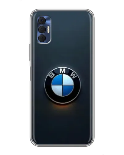 Чохол для TECNO Spark 8P з картинкою «Логотип BMW — мінімалізм»