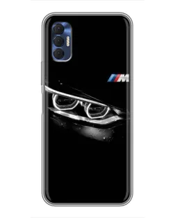 Чехол для TECNO Spark 8P с картинкой «BMW — взгляд тигра»