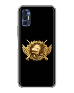 Чохол для TECNO Spark 8P з картинкою «PUBG — помаранчевий градієнт» Чохол для TECNO Spark 8P з картинкою «PUBG — помаранчевий градієнт»