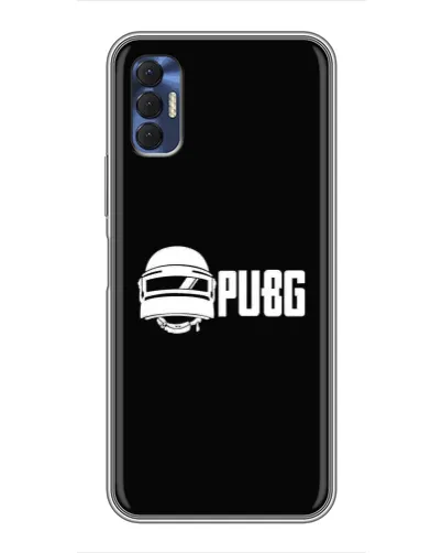 Чохол для TECNO Spark 8P з картинкою «PUBG — класичний лого»