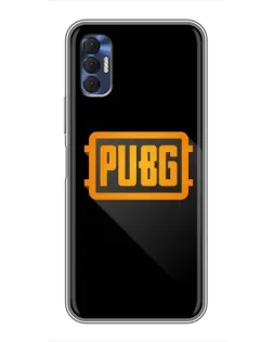 Чохол для TECNO Spark 8P з картинкою «PUBG — рамка лого»
