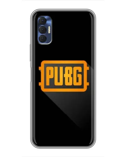Чохол для TECNO Spark 8P з картинкою «PUBG — рамка лого»