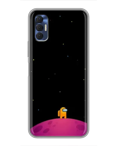 Чохол для TECNO Spark 8P з картинкою «Самотній герой на планеті»