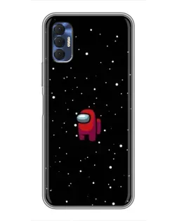 Чохол для TECNO Spark 8P з картинкою «Червоний Among Us»