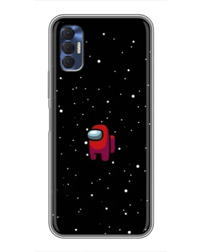 Чохол для TECNO Spark 8P з картинкою «Червоний Among Us»