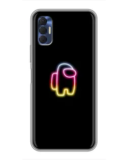 Чохол для TECNO Spark 8P з картинкою «Among Us градієнт»