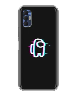 Чохол для TECNO Spark 8P з картинкою «Among Us неон»
