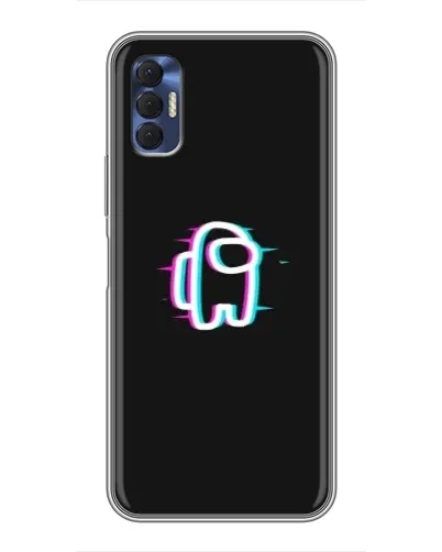Чохол для TECNO Spark 8P з картинкою «Among Us неон»