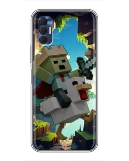 Чохол для TECNO Spark 8P з картинкою «Стів та гусь» Чохол для TECNO Spark 8P з картинкою «Стів та гусь»