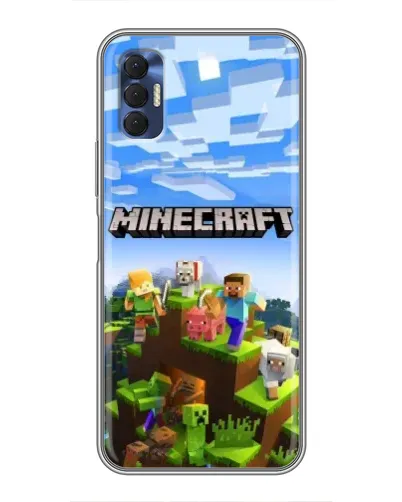 Чехол для TECNO Spark 8P с картинкой «Minecraft классический мир» Чехол для TECNO Spark 8P с картинкой «Minecraft классический мир»