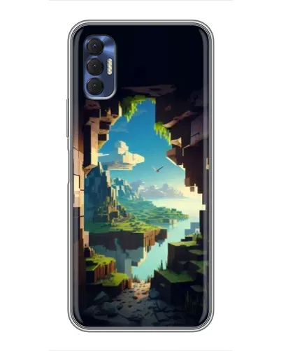 Чехол для TECNO Spark 8P с картинкой «Вид из пещеры» Чехол для TECNO Spark 8P с картинкой «Вид из пещеры»