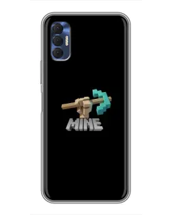 Чехол для TECNO Spark 8P с картинкой «Алмазная кирка»
