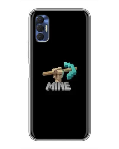 Чехол для TECNO Spark 8P с картинкой «Алмазная кирка» Чехол для TECNO Spark 8P с картинкой «Алмазная кирка»