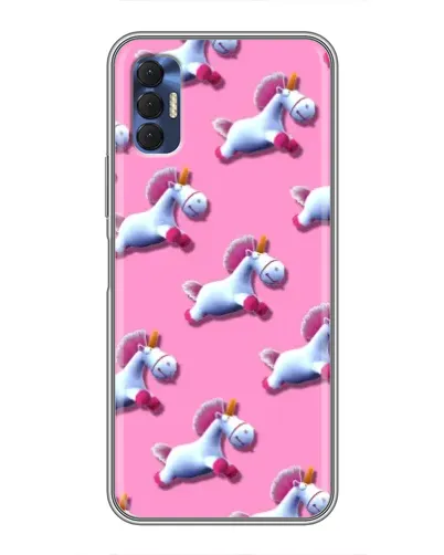 Чехол для TECNO Spark 8P с картинкой «Единороги на розовом» Чехол для TECNO Spark 8P с картинкой «Единороги на розовом»
