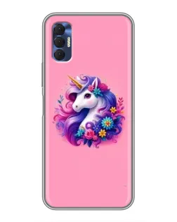 Чехол для TECNO Spark 8P с картинкой «Сказочный единорог»