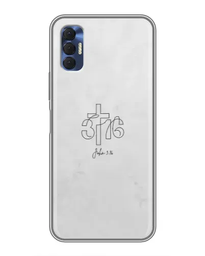 Чехол для TECNO Spark 8P с картинкой «Иоанна 3:16 Крест» Чехол для TECNO Spark 8P с картинкой «Иоанна 3:16 Крест»
