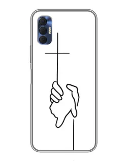 Чохол для TECNO Spark 8P з картинкою «Рука тримає» Чохол для TECNO Spark 8P з картинкою «Рука тримає»