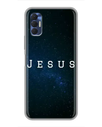 Чехол для TECNO Spark 8P с картинкой «Звездное небо Jesus» Чехол для TECNO Spark 8P с картинкой «Звездное небо Jesus»