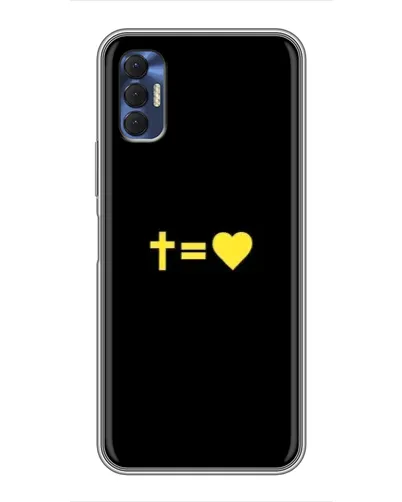 Чехол для TECNO Spark 8P с картинкой «Сердце и Крест» Чехол для TECNO Spark 8P с картинкой «Сердце и Крест»