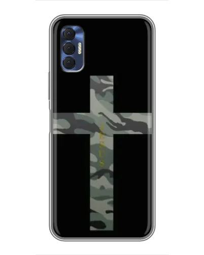 Чехол для TECNO Spark 8P с картинкой «Милитари Крест» Чехол для TECNO Spark 8P с картинкой «Милитари Крест»