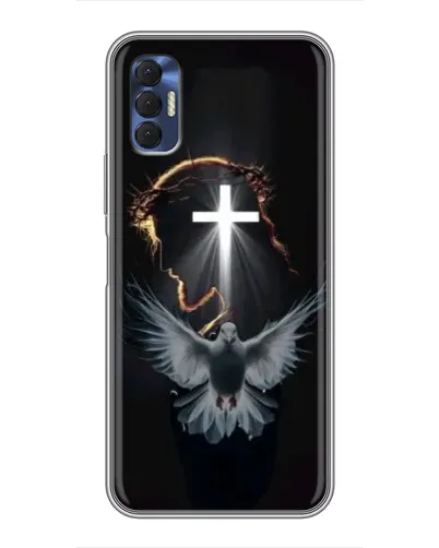 Чехол для TECNO Spark 8P с картинкой «Голубь и Свет» Чехол для TECNO Spark 8P с картинкой «Голубь и Свет»