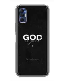 Чехол для TECNO Spark 8P с картинкой «GOD — Бог над всем»