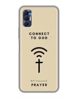 Чехол для TECNO Spark 8P с картинкой «Молитва Connect»