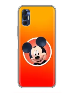 Чехол для TECNO Spark 8P с картинкой «Mickey в круге»