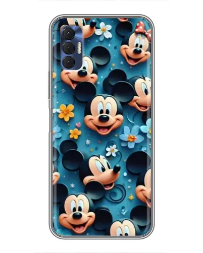 Чехол для TECNO Spark 8P с картинкой «Паттерн Микки и Минни» Чехол для TECNO Spark 8P с картинкой «Паттерн Микки и Минни»